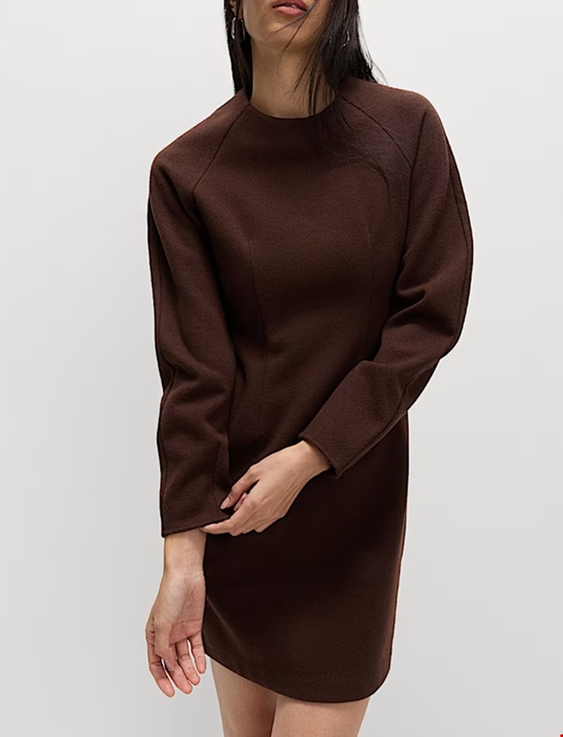 Άνετο μίνι φόρεμα με σούρες σε χαλαρή γραμμή, Marks & Spencer