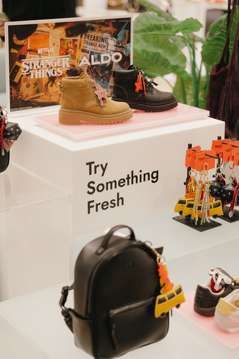 Στιγμιότυπο από τα εγκαίνια καταστήματος ALDO στο The Mall Athens.