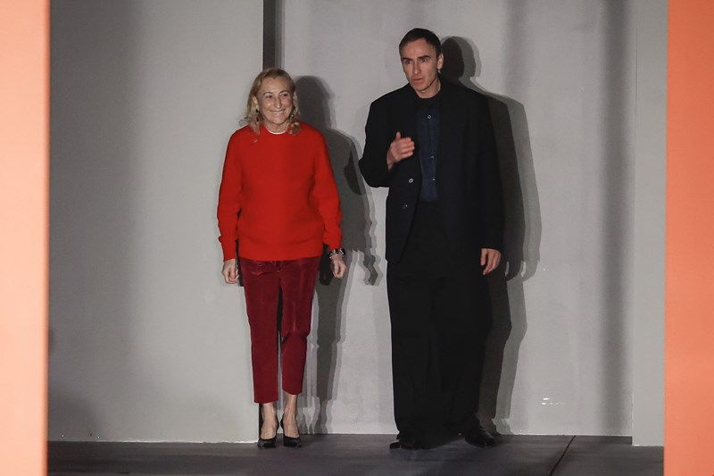 miuccia prada raf simons