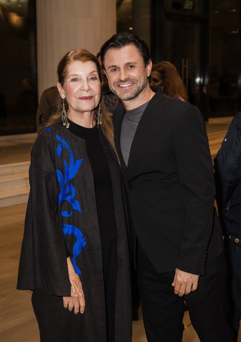 Η Αιμιλία Υψηλάντη με τον συνθέτη Γιάννη Μαθέ