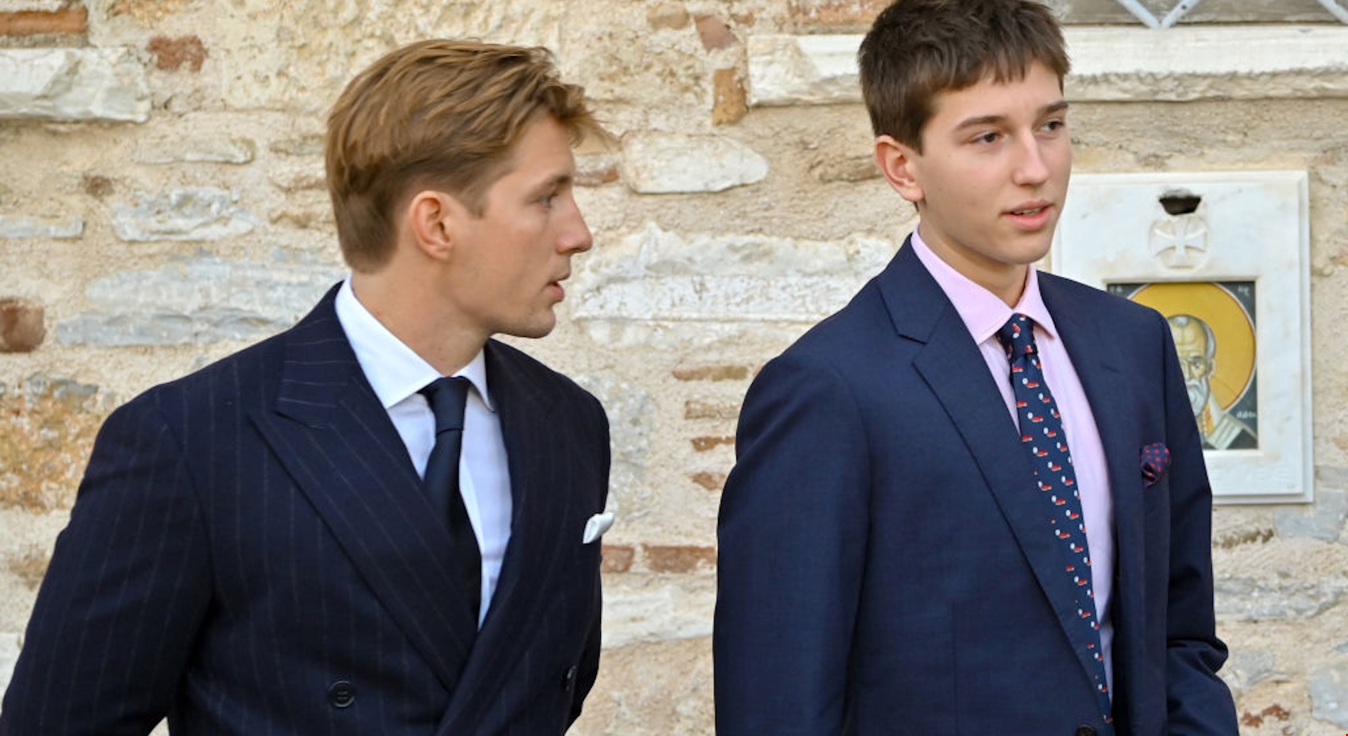 Κωνσταντίνος Αλέξιος Ντε Γκρες | Σε privé party στη Νέα Υόρκη με ανανεωμένο look - Μαζί του η Μαρία Ολυμπία - εικόνα 1