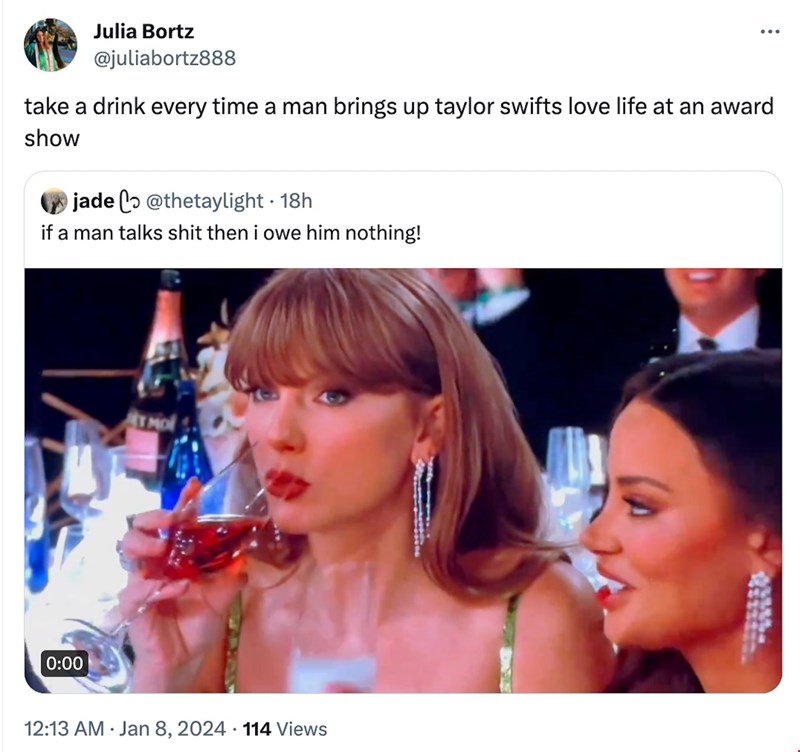 Taylor Swift στις Χρυσές Σφαίρες