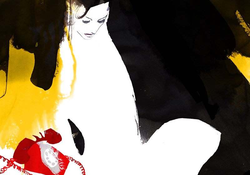 Τόνια Σωτηροπούλου Fashion meets Art sketch