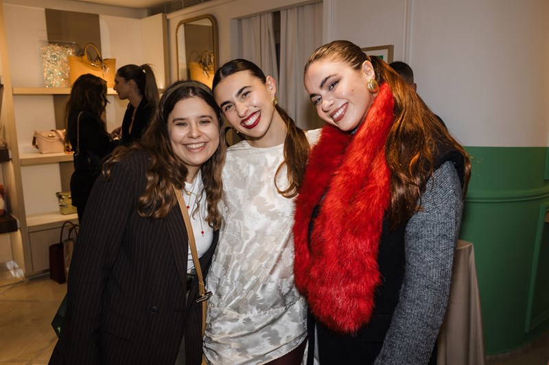 Λυδία Διγαλάκη, Έλενα Ρεϊζίδου, Μαρία Γεωργοπούλου ΠΑΡΟΥΣΙΑΣΗ ΣΥΛΛΟΓΗ Cocooning On Ice LONGCHAMP