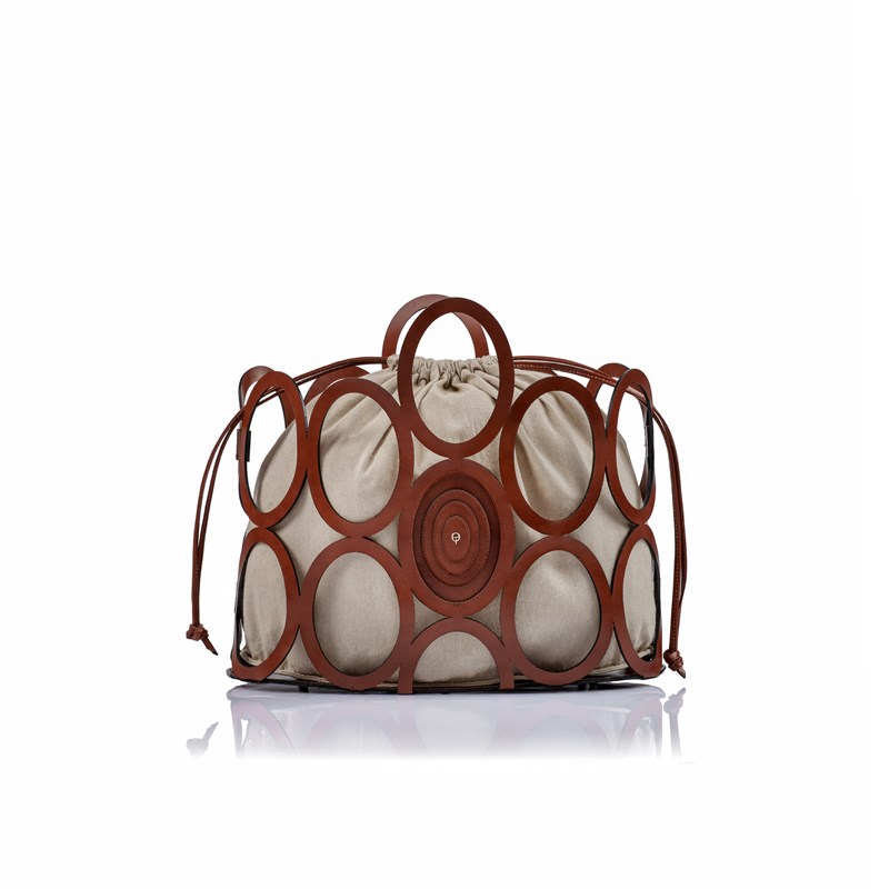Kyklos leather tote bag, Themis Z.