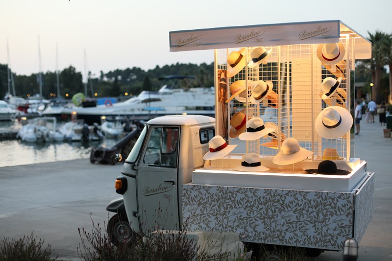 Borsalino Pop up store Sani Resort