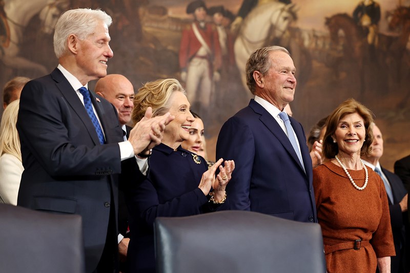 Hillary Clinton Laura Bush