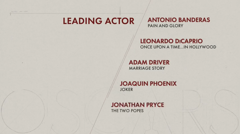 oscars 2020