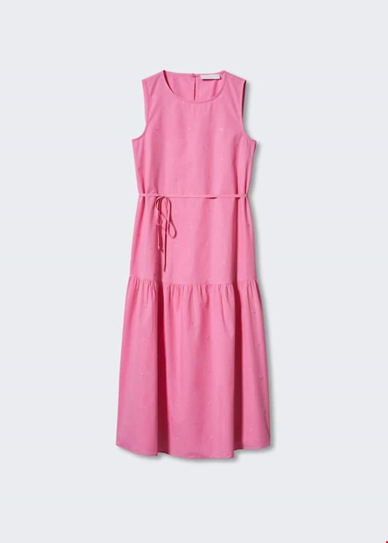 Φόρεμα κέντημα floral, Mango