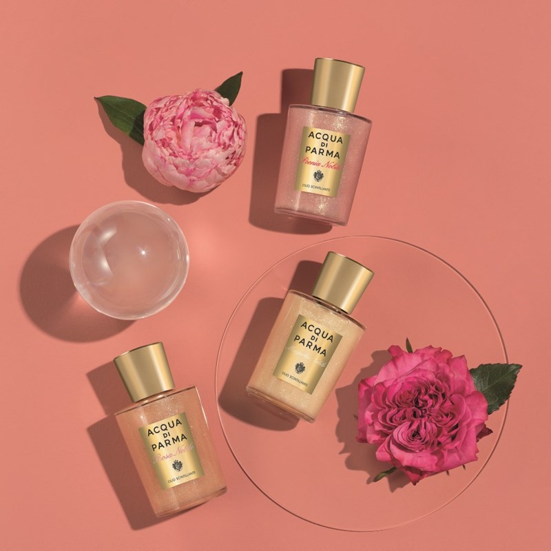 shimmering oils