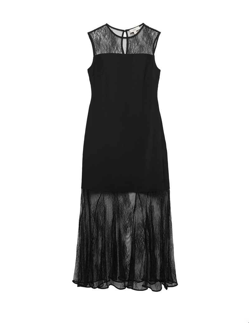 Lace Midi Φόρεμα M&S