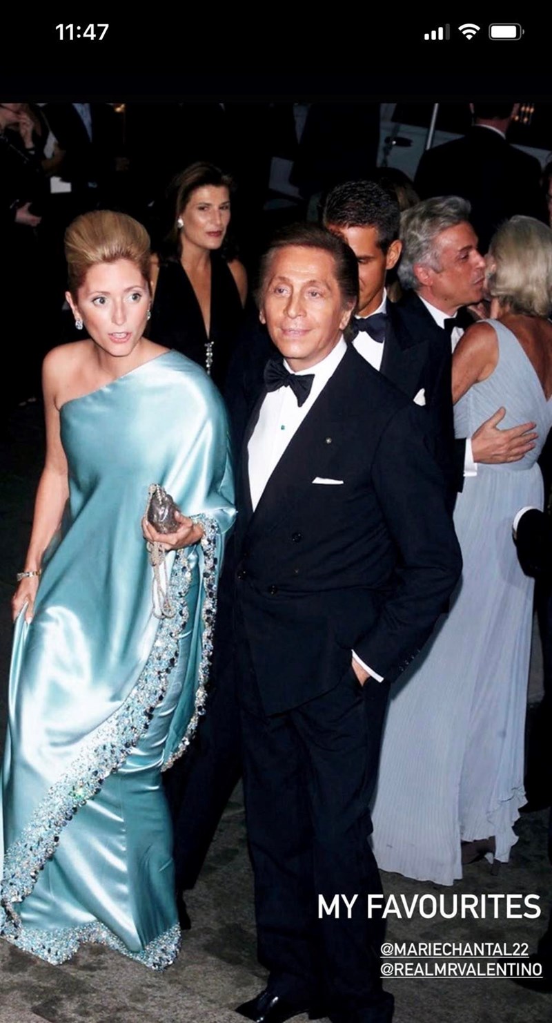 Marie Chantal - Valentino Met Gala 2001