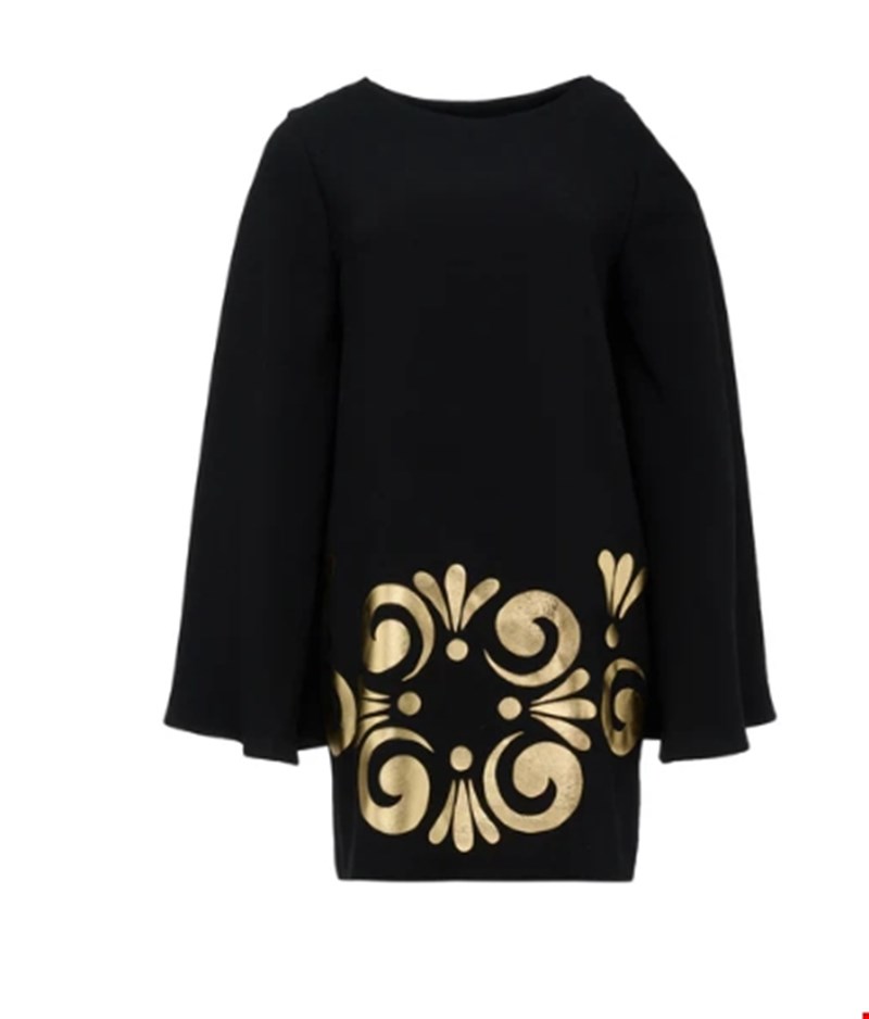 Kallos Gold Mini Dress Themis Z