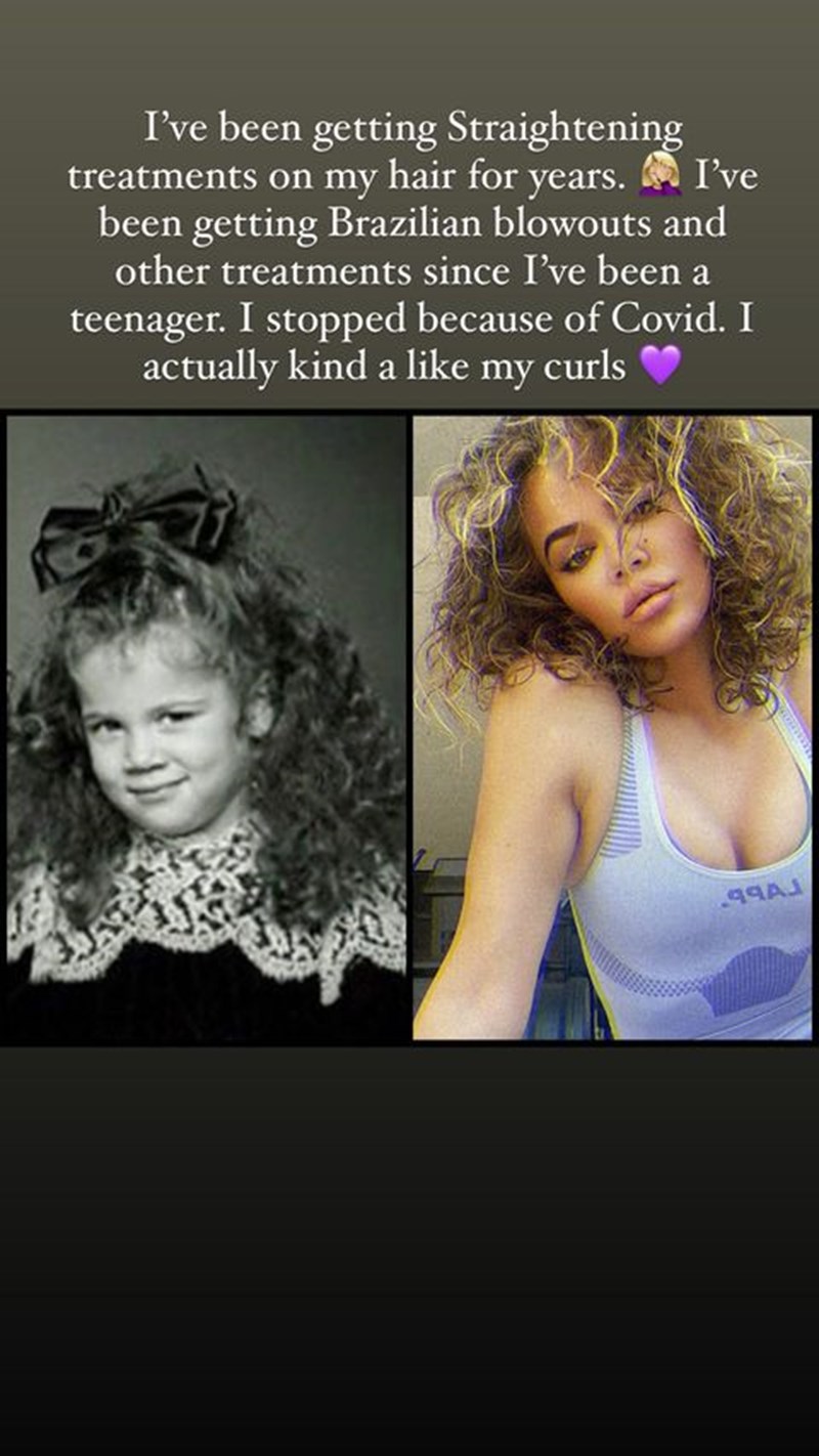 Khloe Kardashian μαλλιά