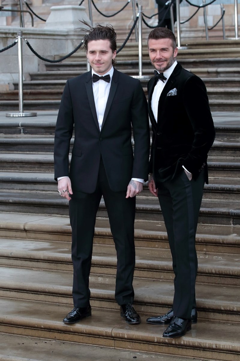 Brooklyn & David Beckham