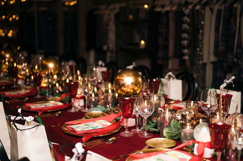 attica private festive dinner