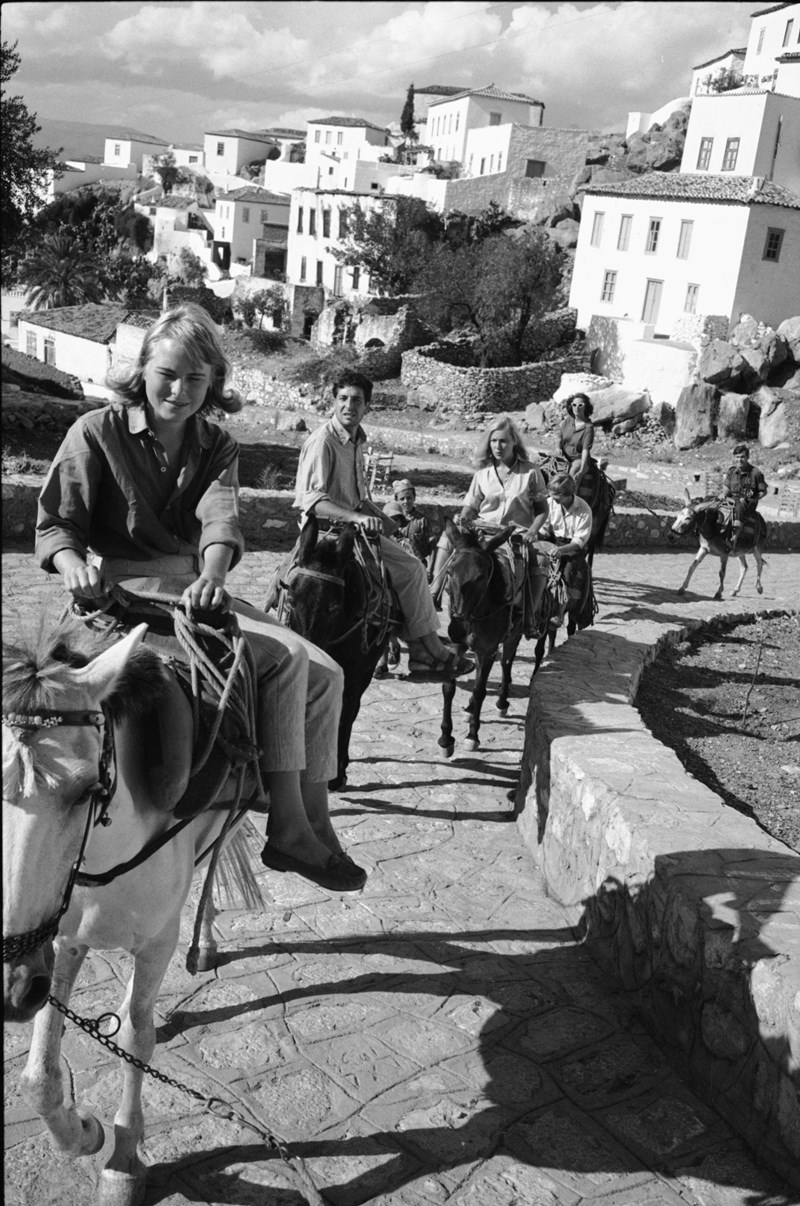 GETTY Cohen in Hydra Island, 1950