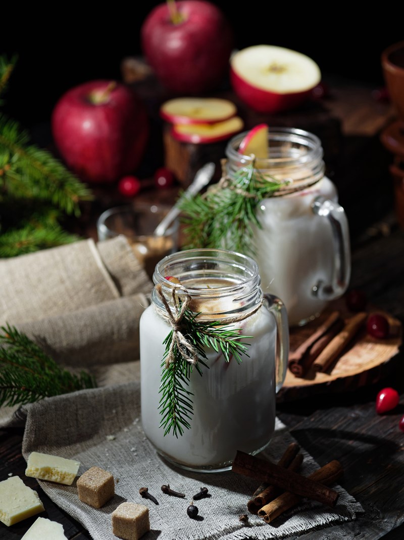 white chocolate christmas drinks