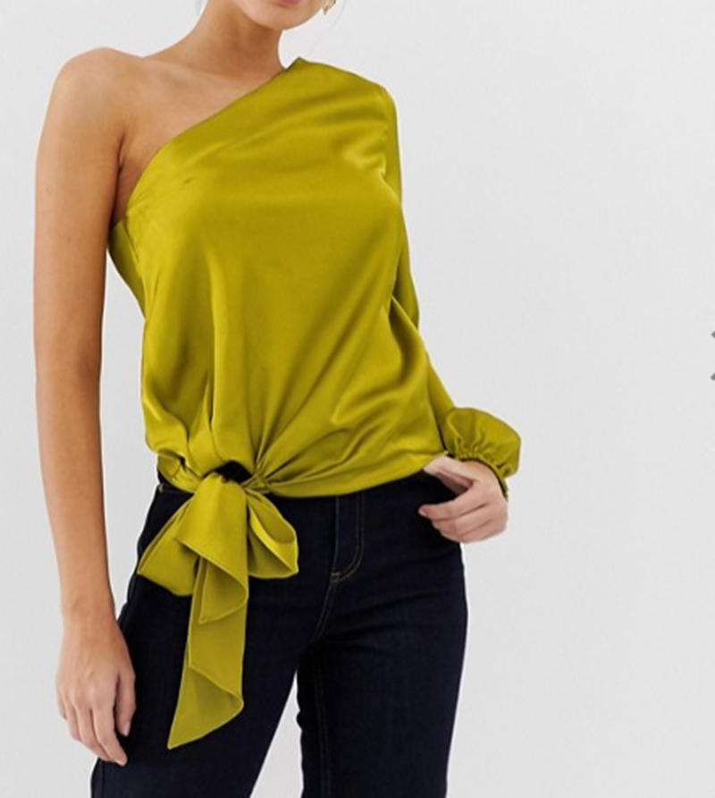 one shoulder