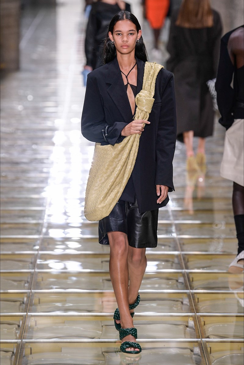 Bottega Veneta's giant woven leather tote