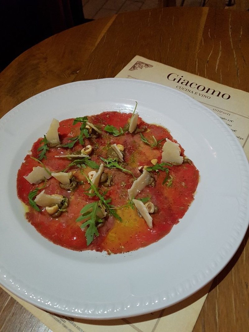 carpaccio veal