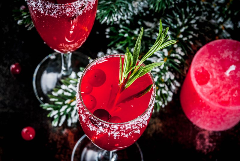 cranberry mimosa