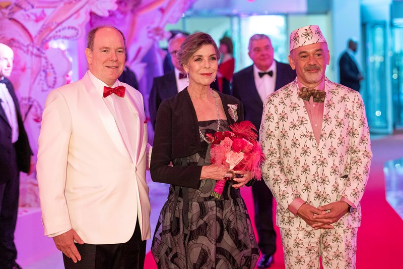 Prince Albert II of Monaco, Princess Caroline of Hanover, Christian Louboutin