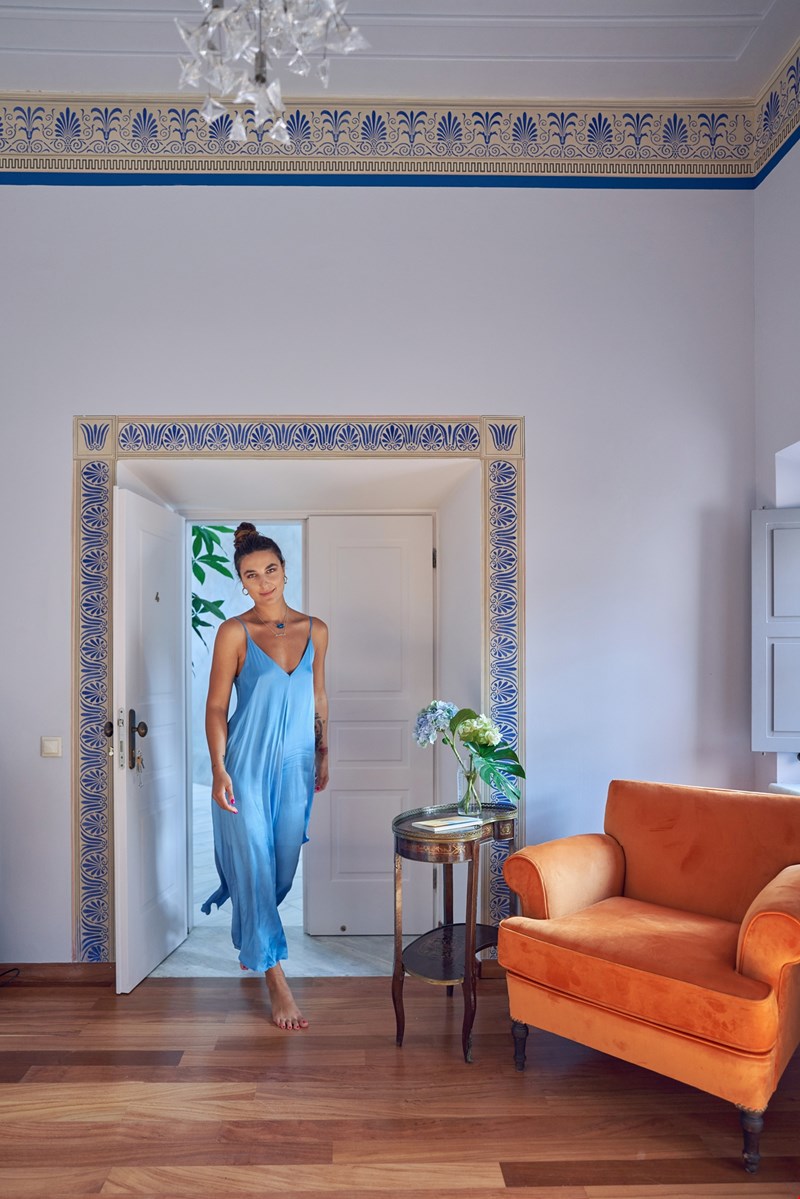 Στους χώρους του VIlla Selena.