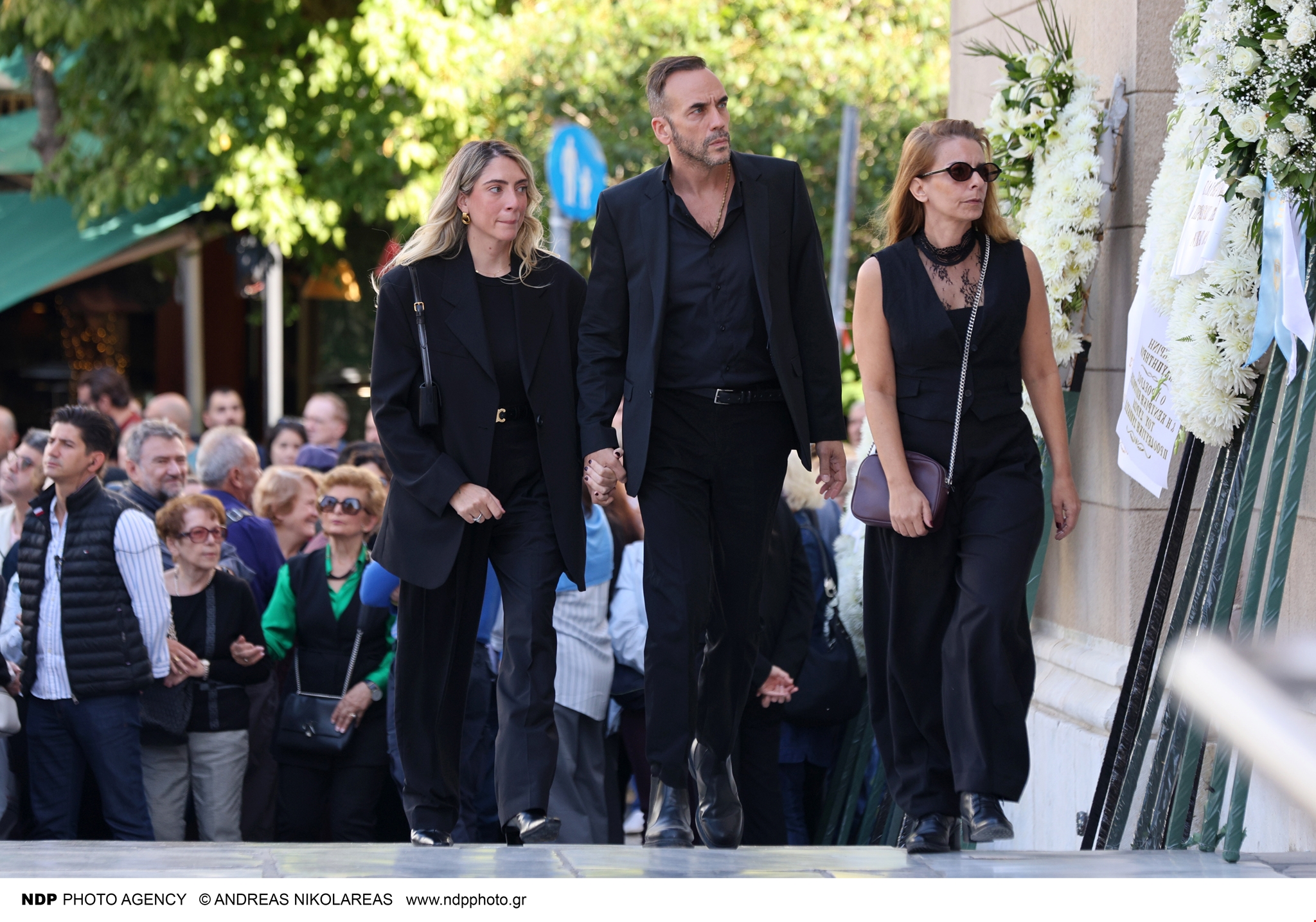 Ο Πάνος Μουζουράκης με τη Μαριλού Κόζαρη