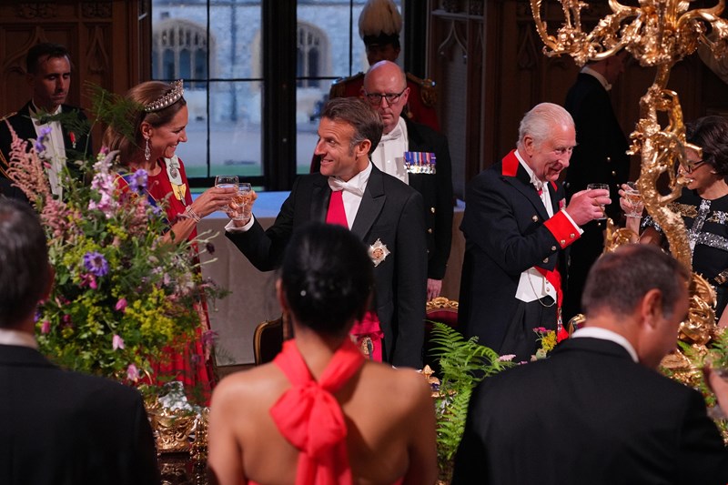 kate middleton emmanuel macron κάρολος