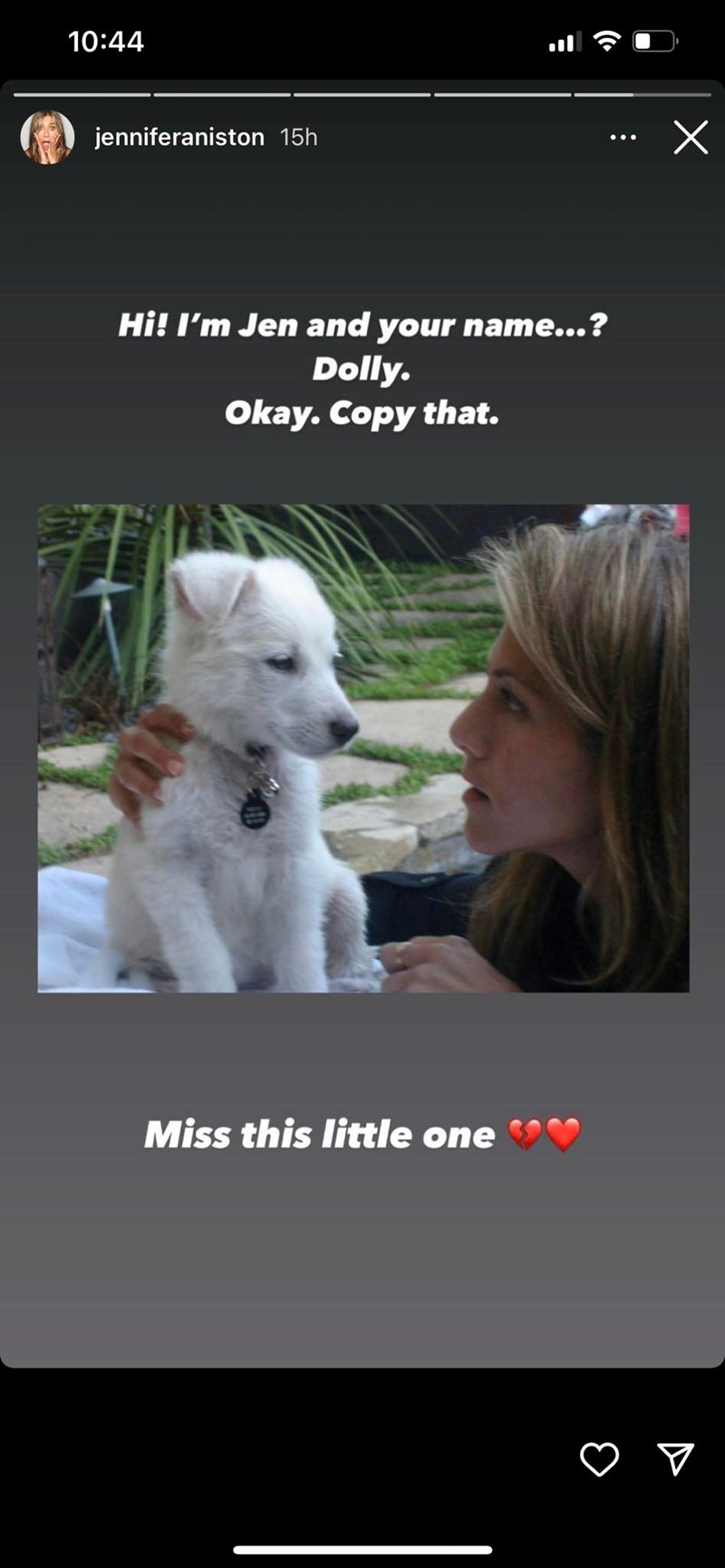 Jennifer Aniston Instagram