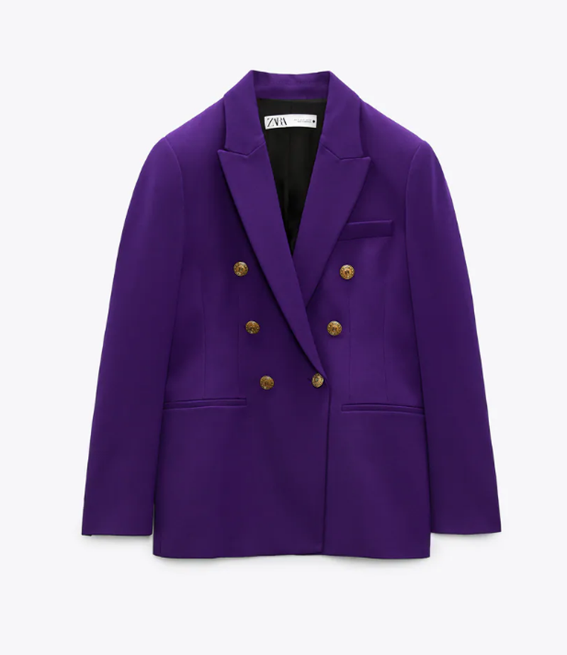 Μεσάτο blazer με κουμπιά Zara