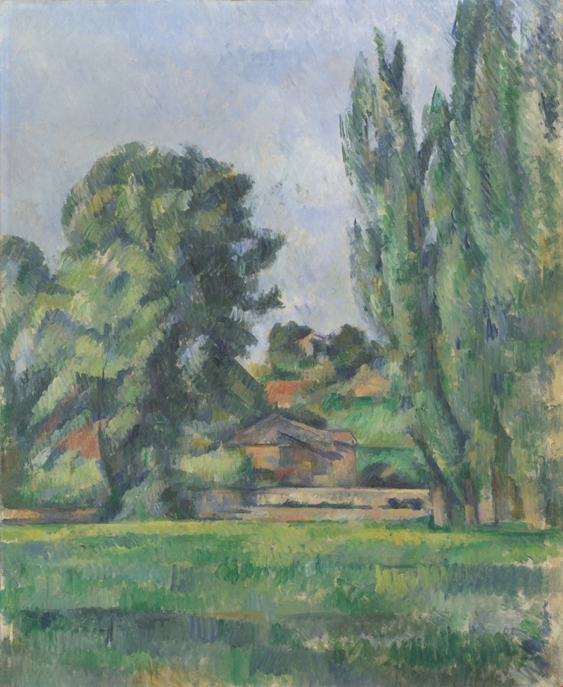 Το Τοπίο με λεύκες του Paul Cézanne