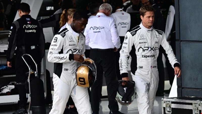 Brad pitt formula one
