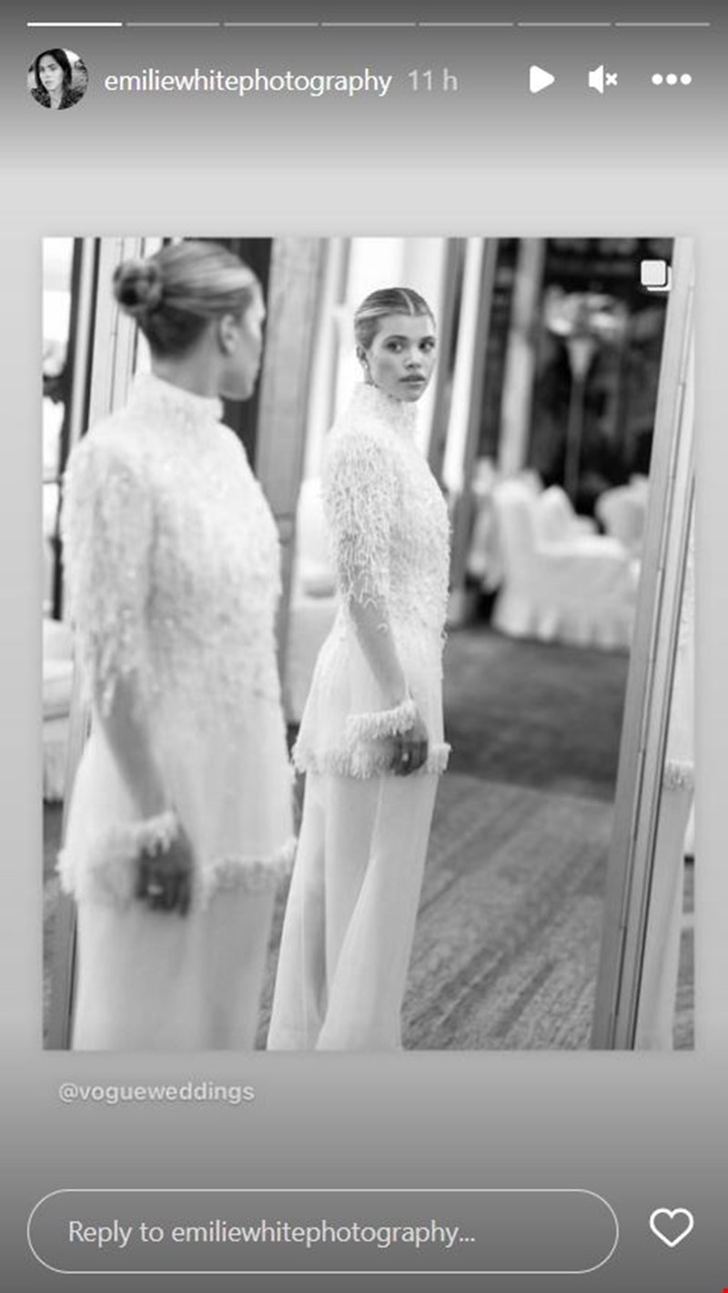 Sofia richie νυφικό