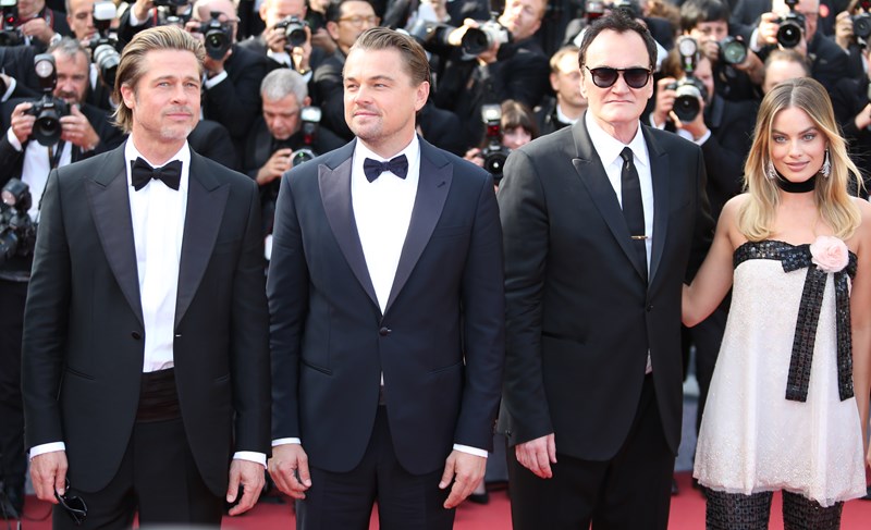 Brad Pitt, Leonardo di Caprio, Margot Robbie, Tarantino