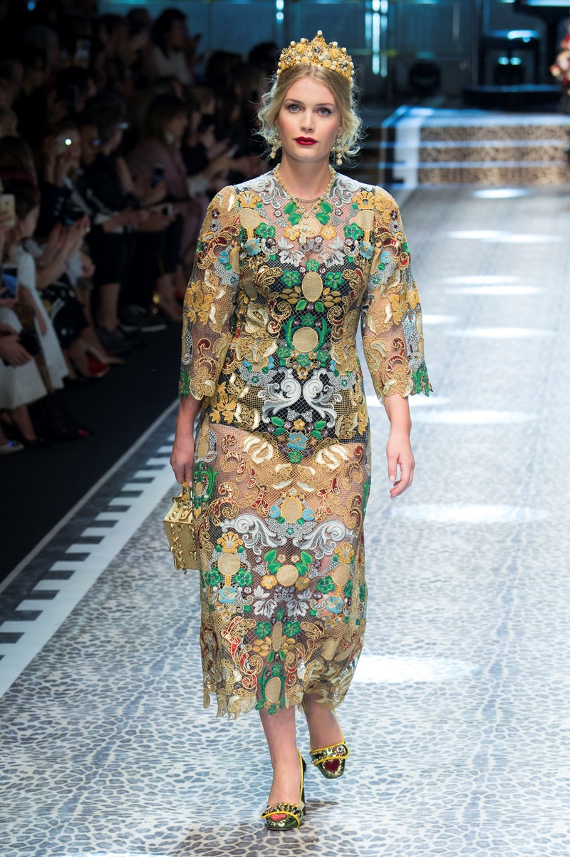 DOLCE & GABBANA F/W 17-18 Kitty Spencer
