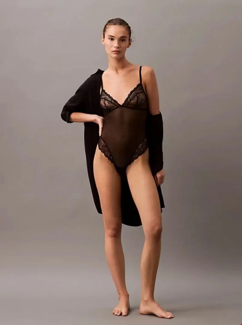 Κορμάκι Με Δαντέλα Και Διαφάνεια - CK Instinct Calvin Klein