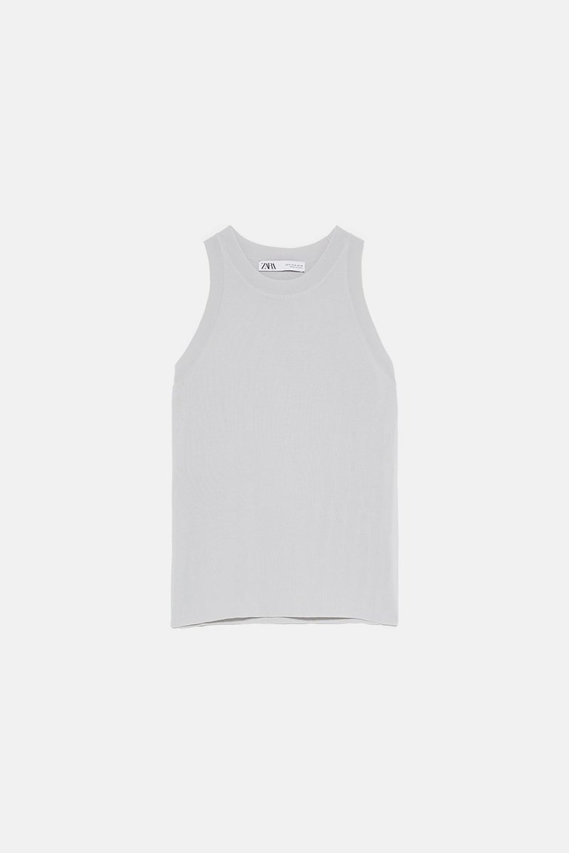 Πλεκτό τοπ 17,95 ευρώ. Θα το βρεις στο zara.com