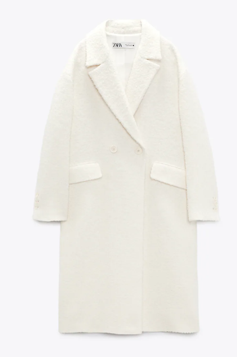 Μάλλινο παλτό Zara
