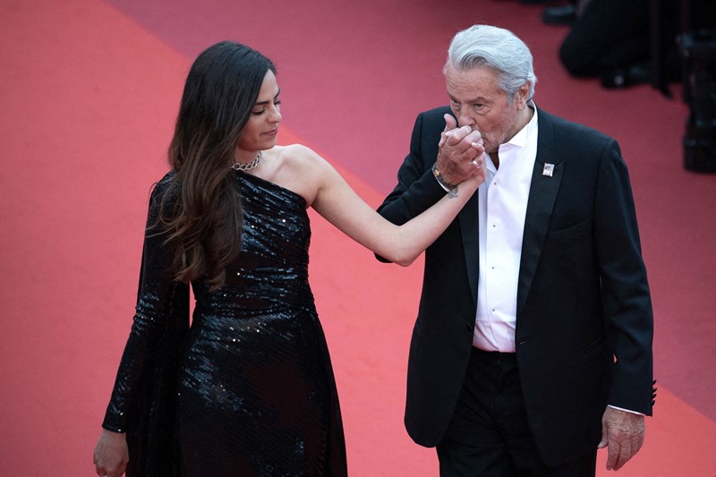 Anouchka και Alain Delon