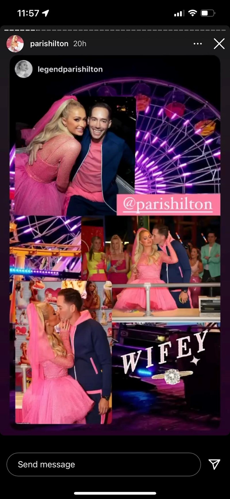 Paris Hilton wedding Party