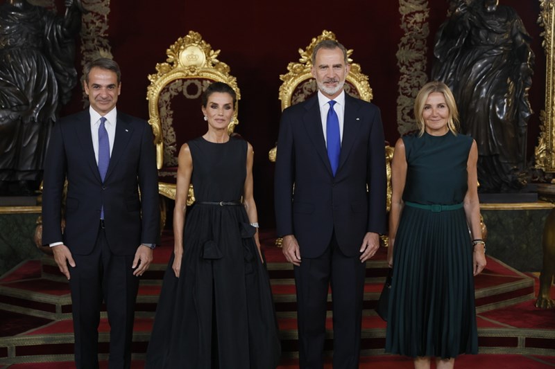 βασίλισσα letizia Κυριάκος Μητσοτάκης Μαρέβα Μητσοτάκη