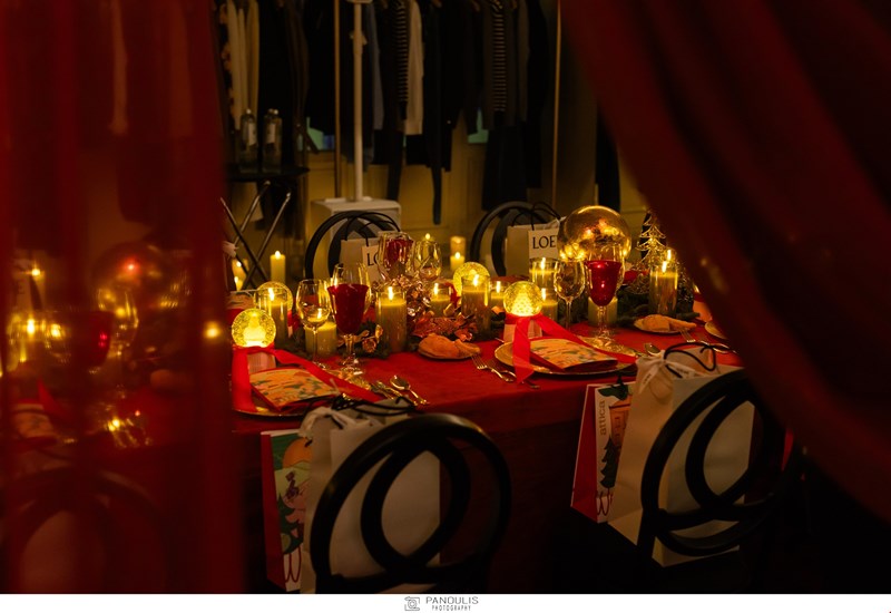 attica private festive dinner