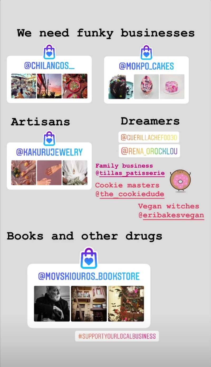 Support small businesses