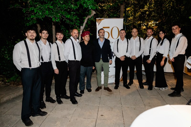 O Γιώργος Πολυμέρης με τον Chef Δημήτρη Φύτρο