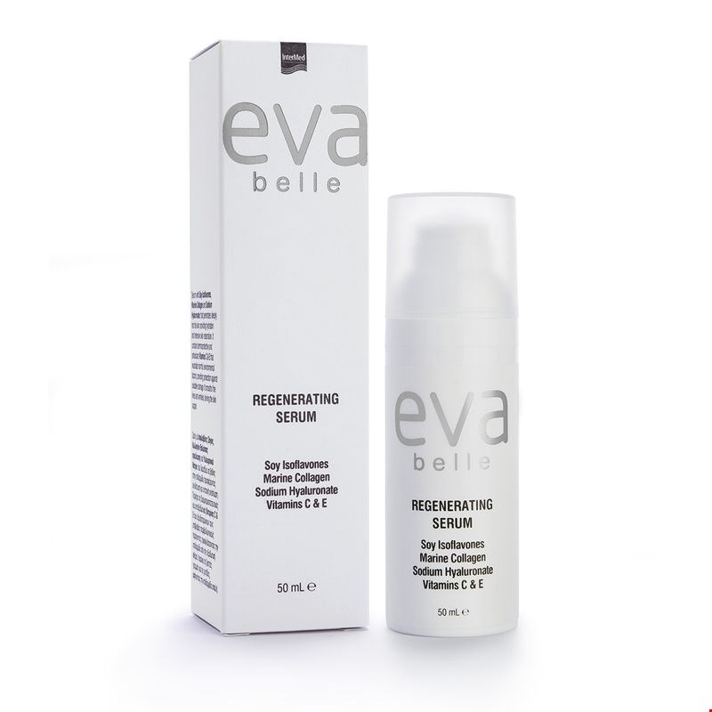 Συσκευασία του προϊόντος Eva Belle REGENERATING SERUM από την InterMed.