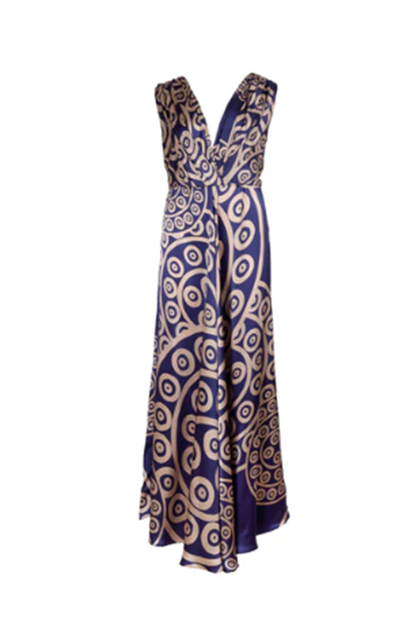 Kouros Silk Dress Themis Z.