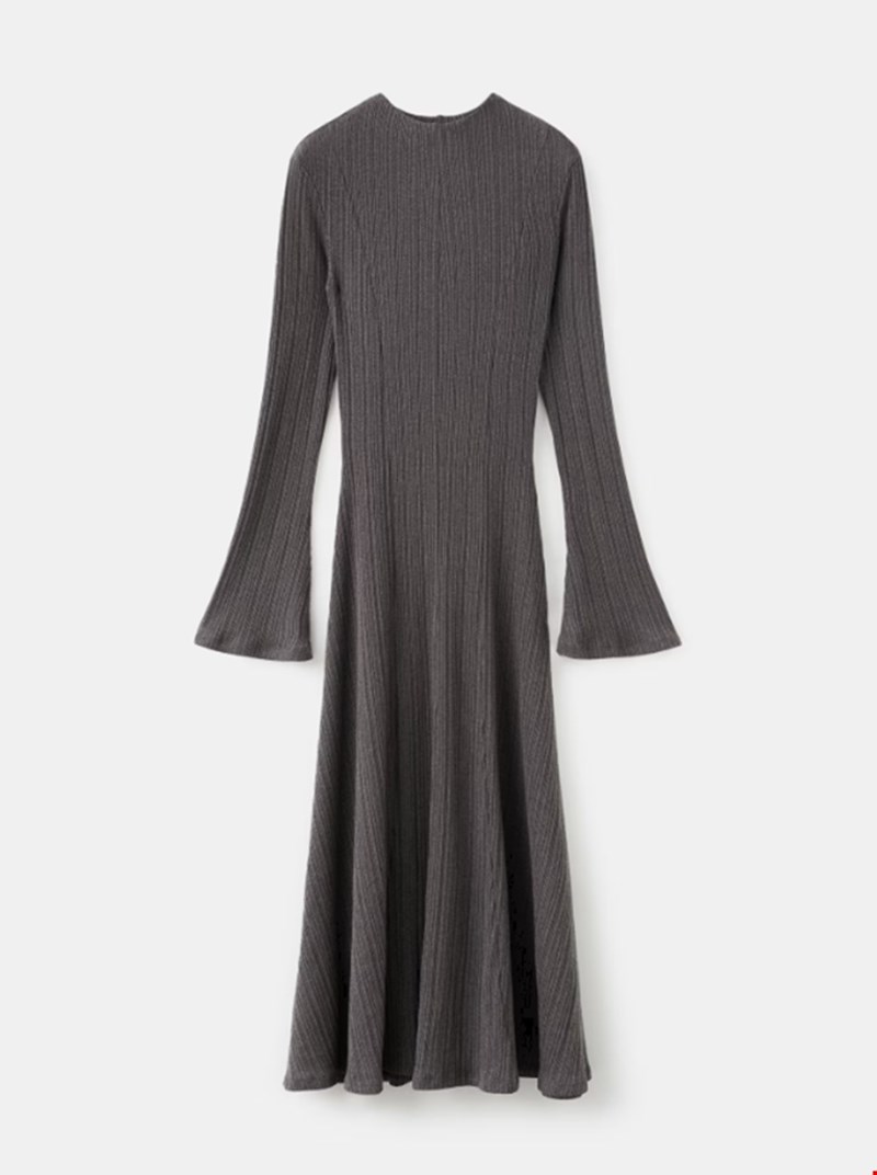 Φόρεμα πλεκτό με μανίκι καμπάνα, Mango