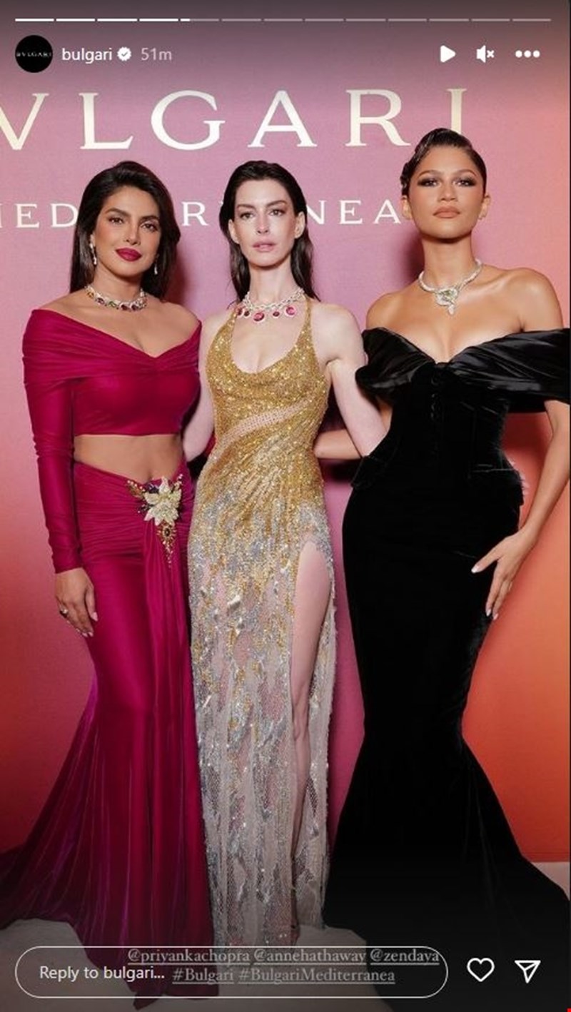 zendaya , priyanka chopra, anne hathaway
